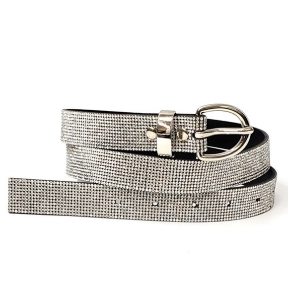 CUTE FULL RHINESTONE BELT - Picture 1 of 2